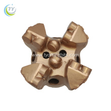 4-wings PDC rock drill bit 98mm